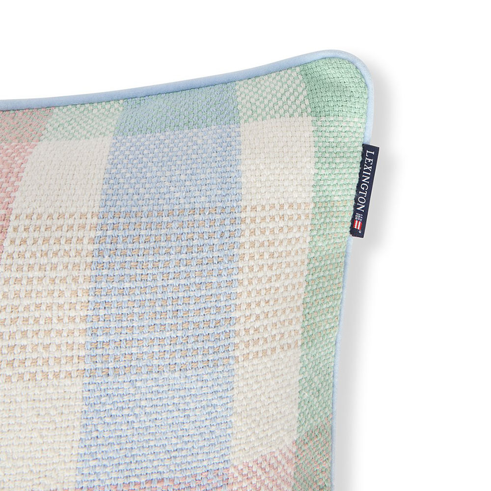 Lexington Multi Checked Recycled Cotton Kuddfodral